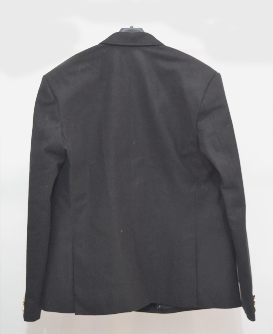 Barathea All Wool 8 Button Reefer Jacket 4 Barathea All Wool 8 Button Reefer Jacket Shoot Back - Trendy Leather Jackets