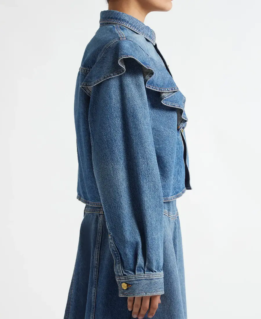 Women'S Mathilde Denim Jacket 4 Women'S Mathilde Denim Jacket Side