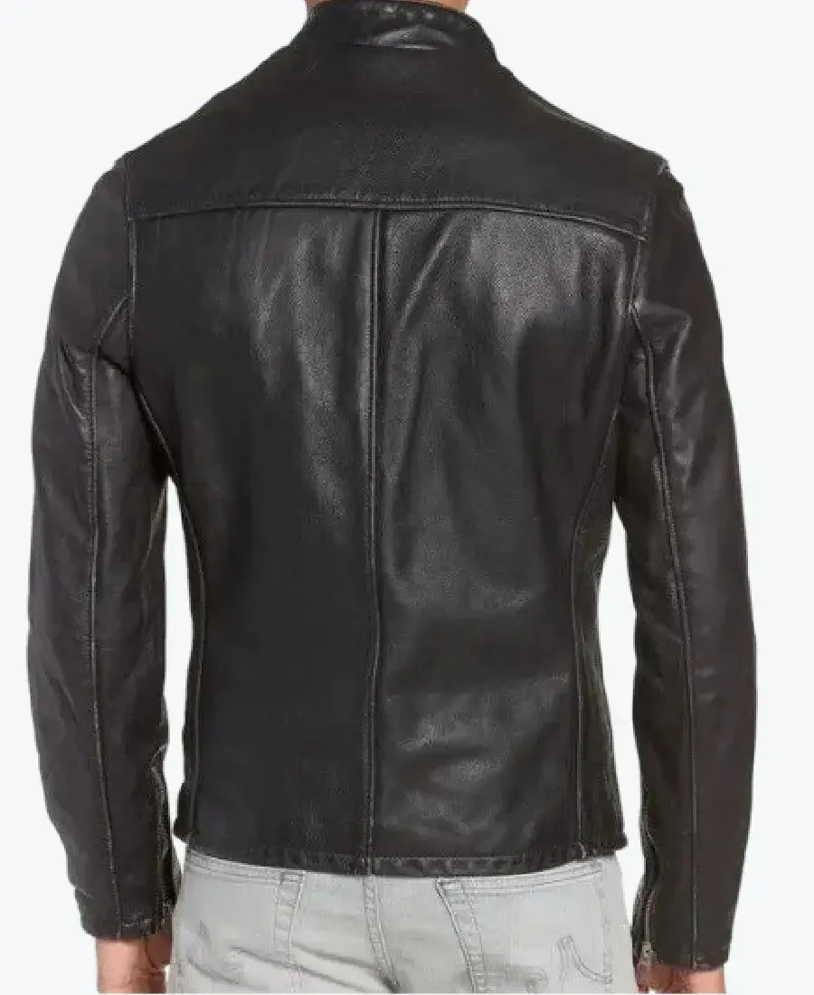 Cowhide Leather Mens Vintage Jacket Back - Rare Jackets
