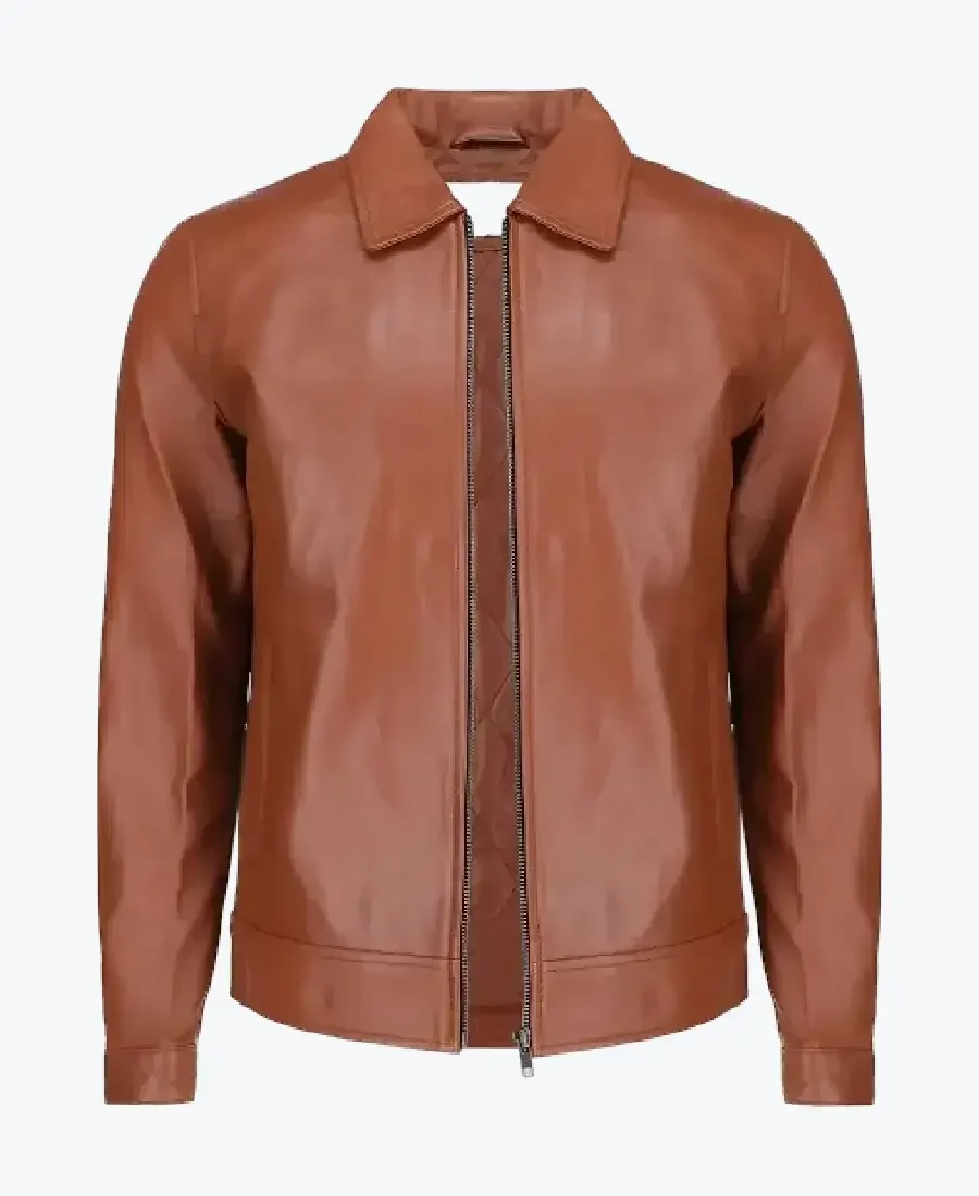 Men’s Brad Brown Leather Jacket