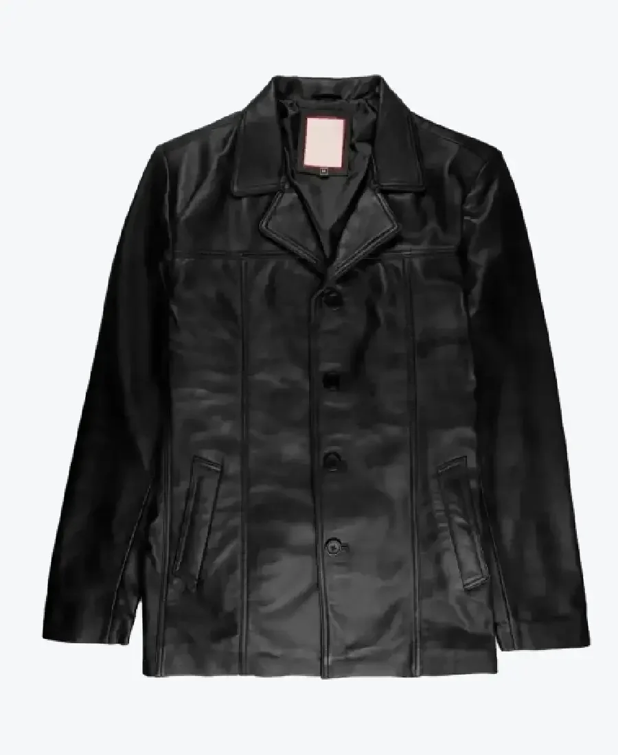 Men’s Real Hoxton Leather Reefer Jacket Rare Jacket