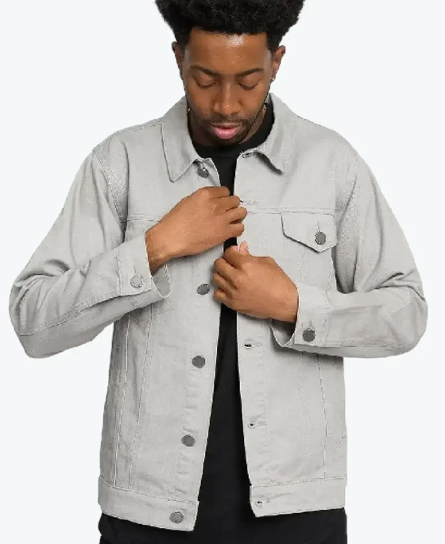 Mens World Tour City Patch Denim Jacket - Rare Jackets