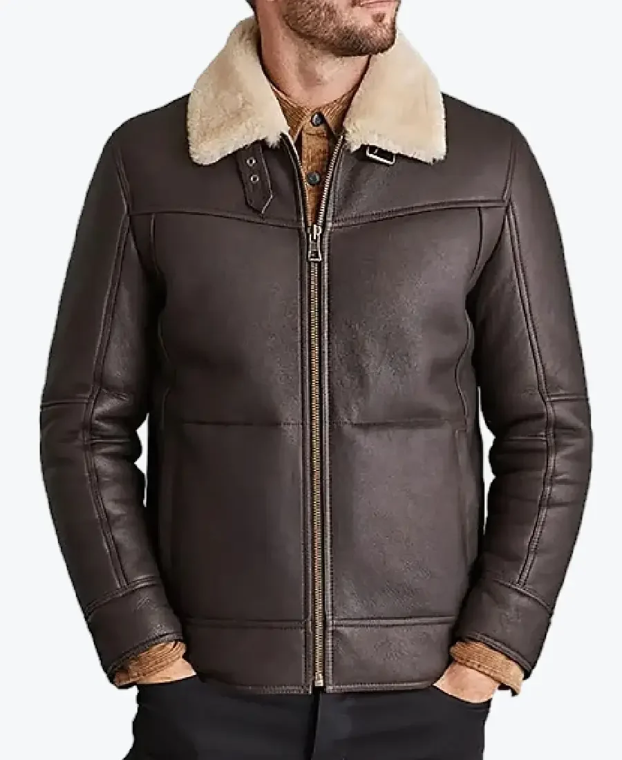 Miller Men’s Brown B-3 Bomber Leather Jackets miller men’s brown b-3 bomber leather jackets rare jacket