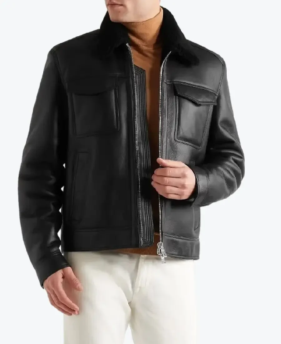 Parker Leather Trucker Jackets Rare Jacket