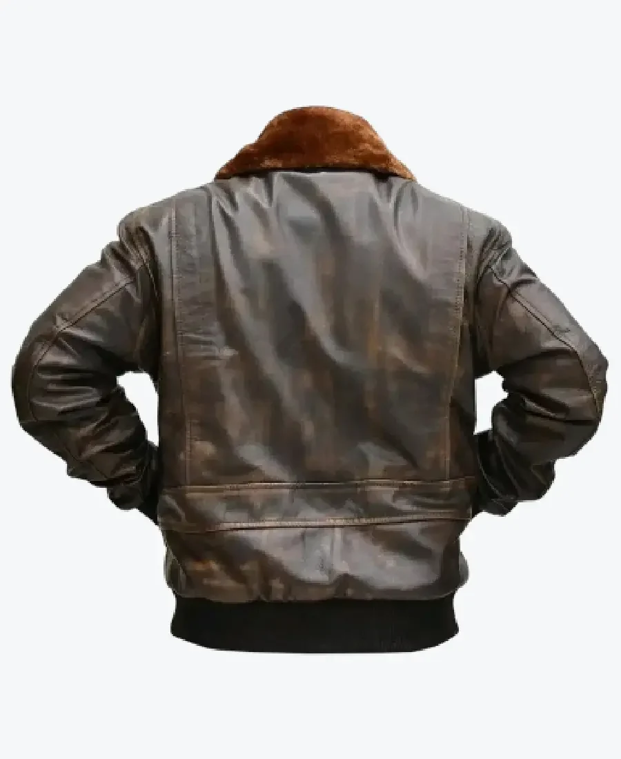 Shop The A2 Aviator American Air Force Leather Bomber Jacket Back Rare Jacket
