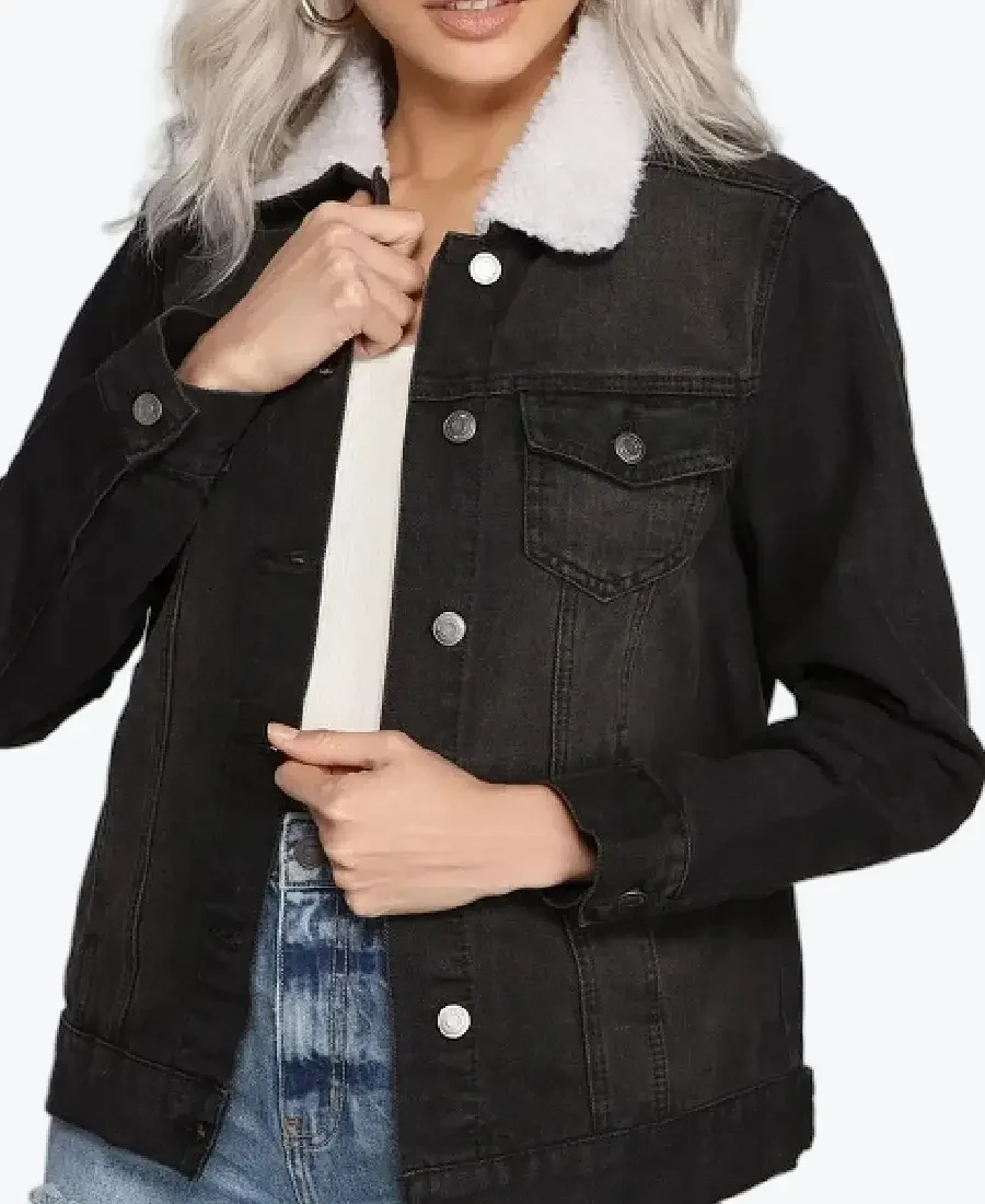 Shop The Cozy And Casual Fur Denim Jacket shop the cozy and casual fur denim jacket - rare jackets