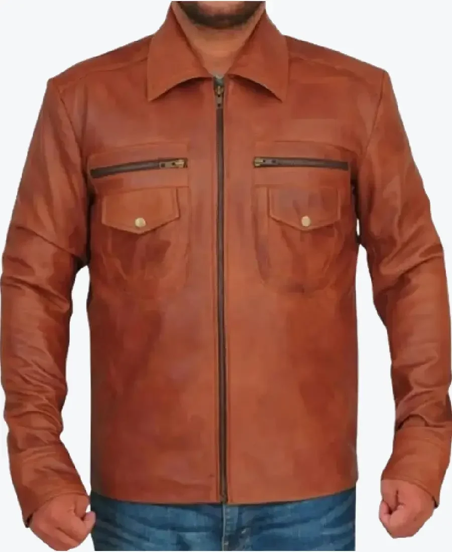 Shop The Hannibal Mads Mikkelsen Brown Leather Jacket - Rare Jackets