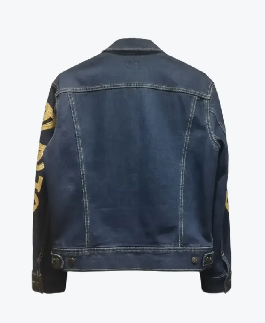 Shop The Men Kapital Smiley Denim Jacket - Rare Jackets