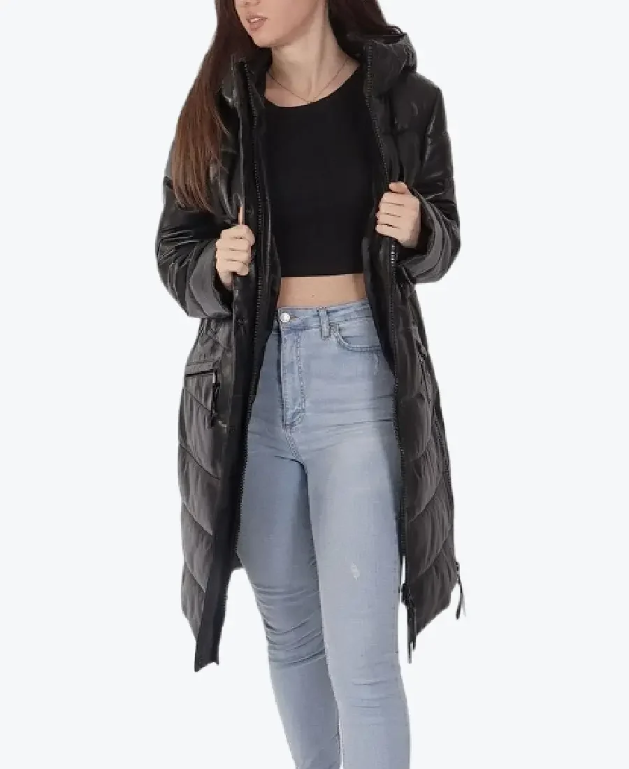Shop The Parilis Puffer Leather Jacket - Rare Jackets
