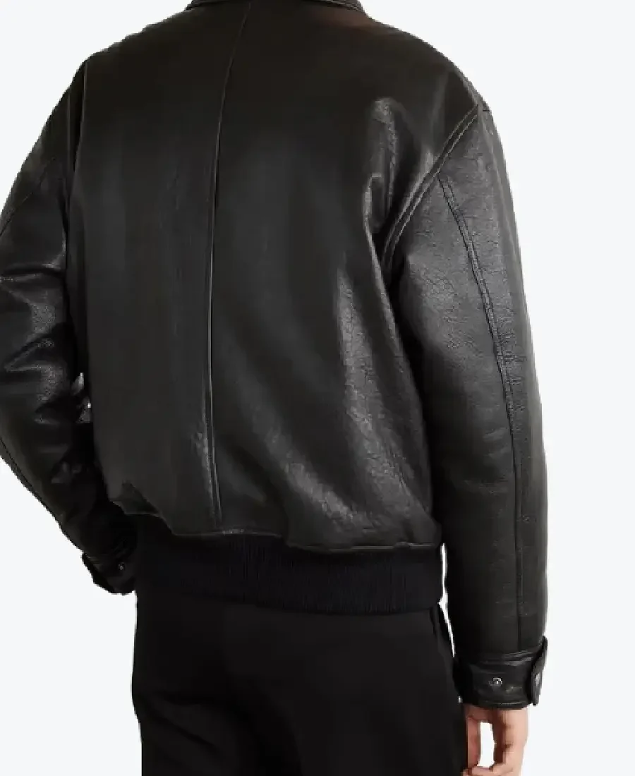 Shop The Shop The SL Blouson Black Leather Jacket - Rare Jackets