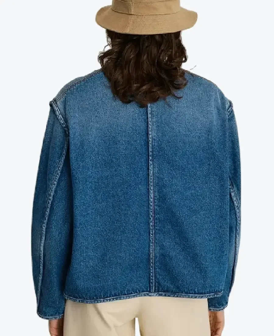 Shop The Soeur Agatha Blue Denim Jacket