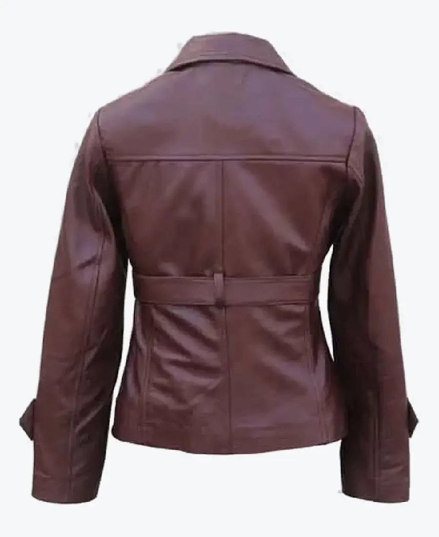 Shop The Women Brown Leather Jacket Rare Jacket