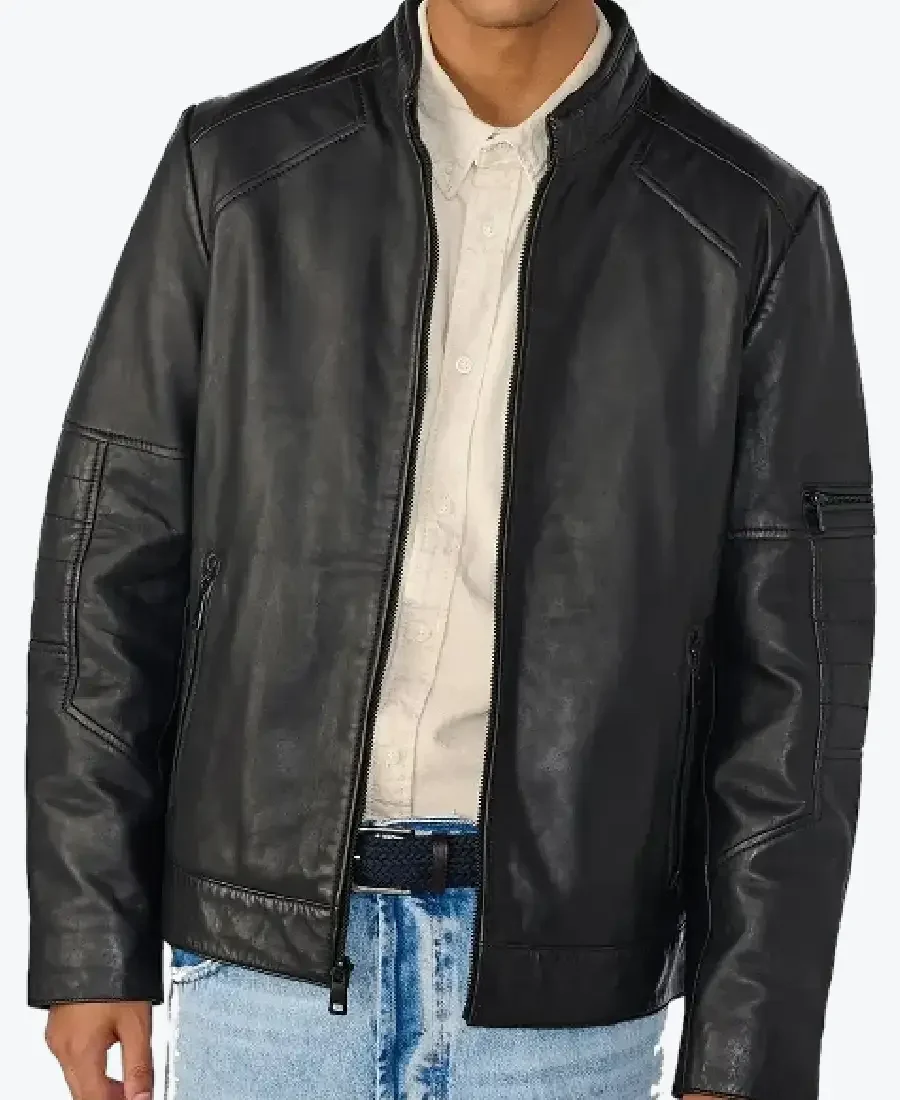 Toby Wilson Black Leather Jackets Rare Jacket
