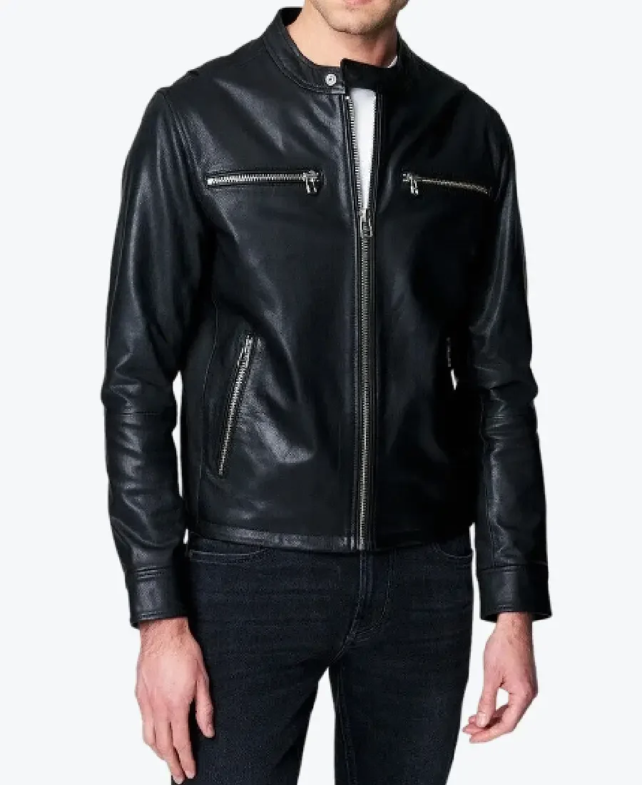 Roy Kent Black Biker Leather Jackets roy kent black biker leather jackets rare jacket