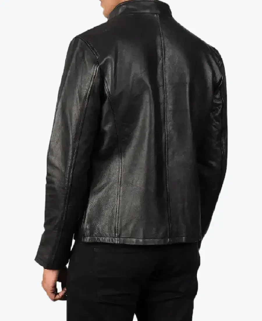 Shop The Alex Leather Biker Jackets Black Rare Jacket
