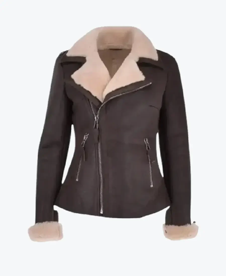 Women’s Aviator Dark Brown Biker Jackets women’s aviator dark brown biker jackets rare jacket