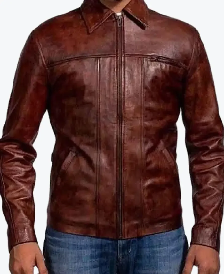 Men’s Brown Distressed Biker Leather Jackets men’s brown distressed biker leather jackets rare jacket