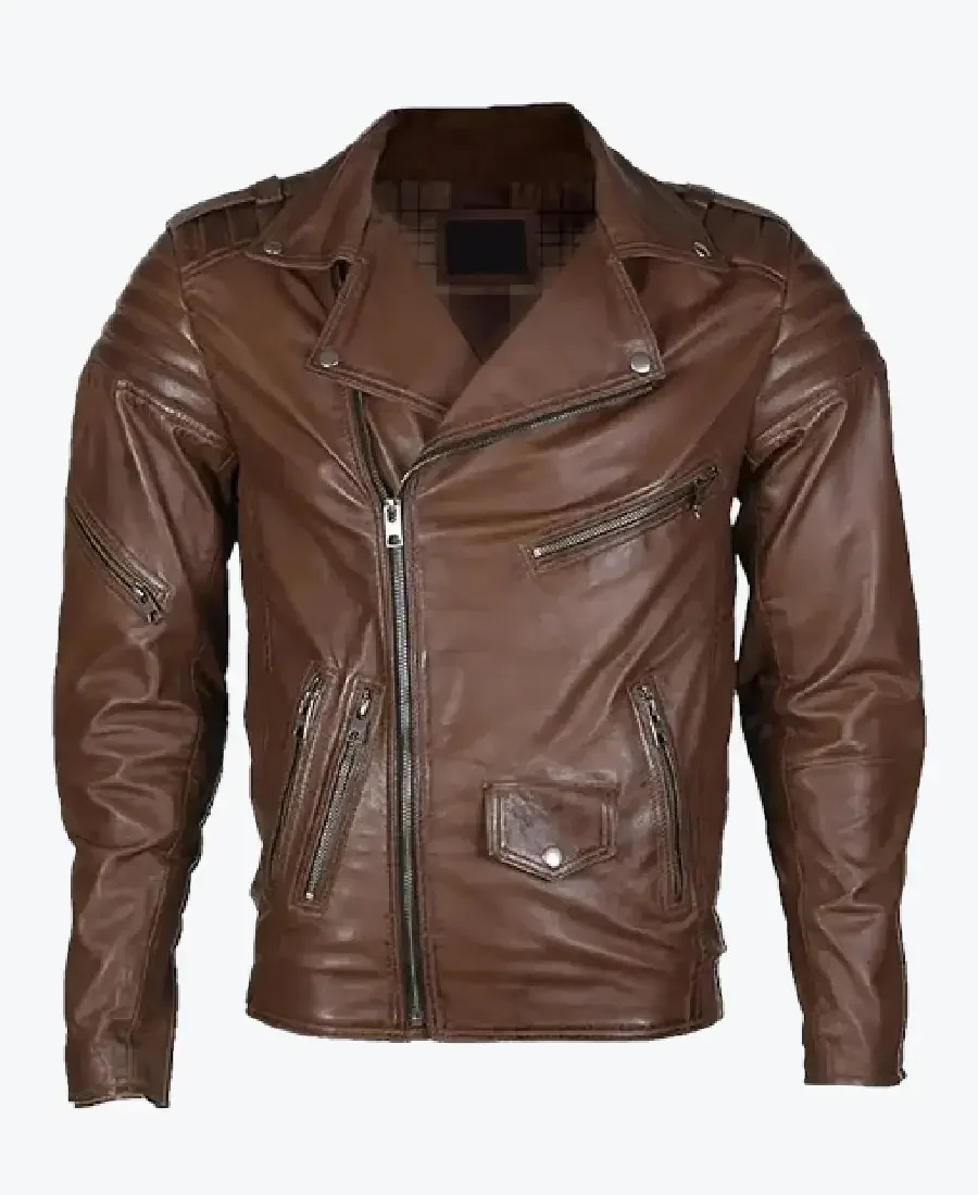 Paul Men’s Brown Motorcycle Leather Jackets paul men’s brown motorcycle leather jackets rare jacket