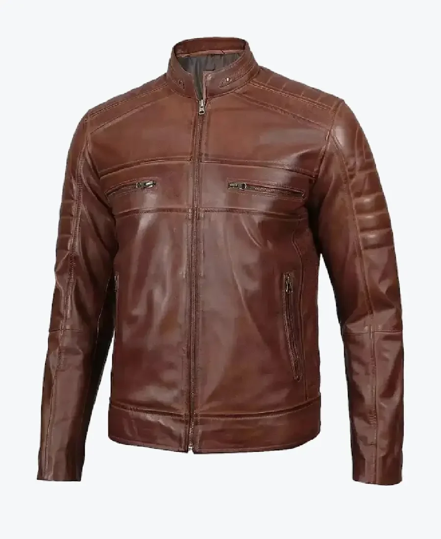 Ronny Brown Moto Leather Biker Jacket ronny brown moto leather biker jacket - rare jackets