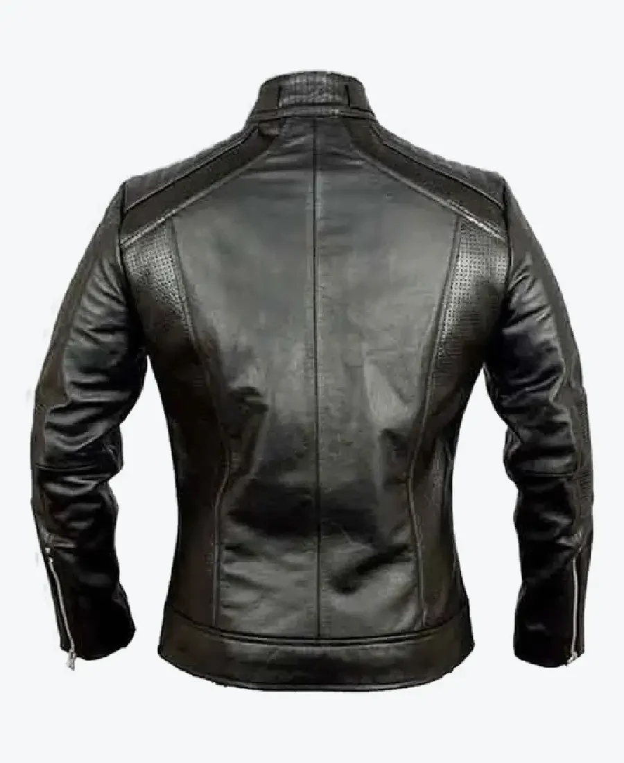 Shop The James Men’s Black Biker Cafe Racer Jackets Rare Jacket