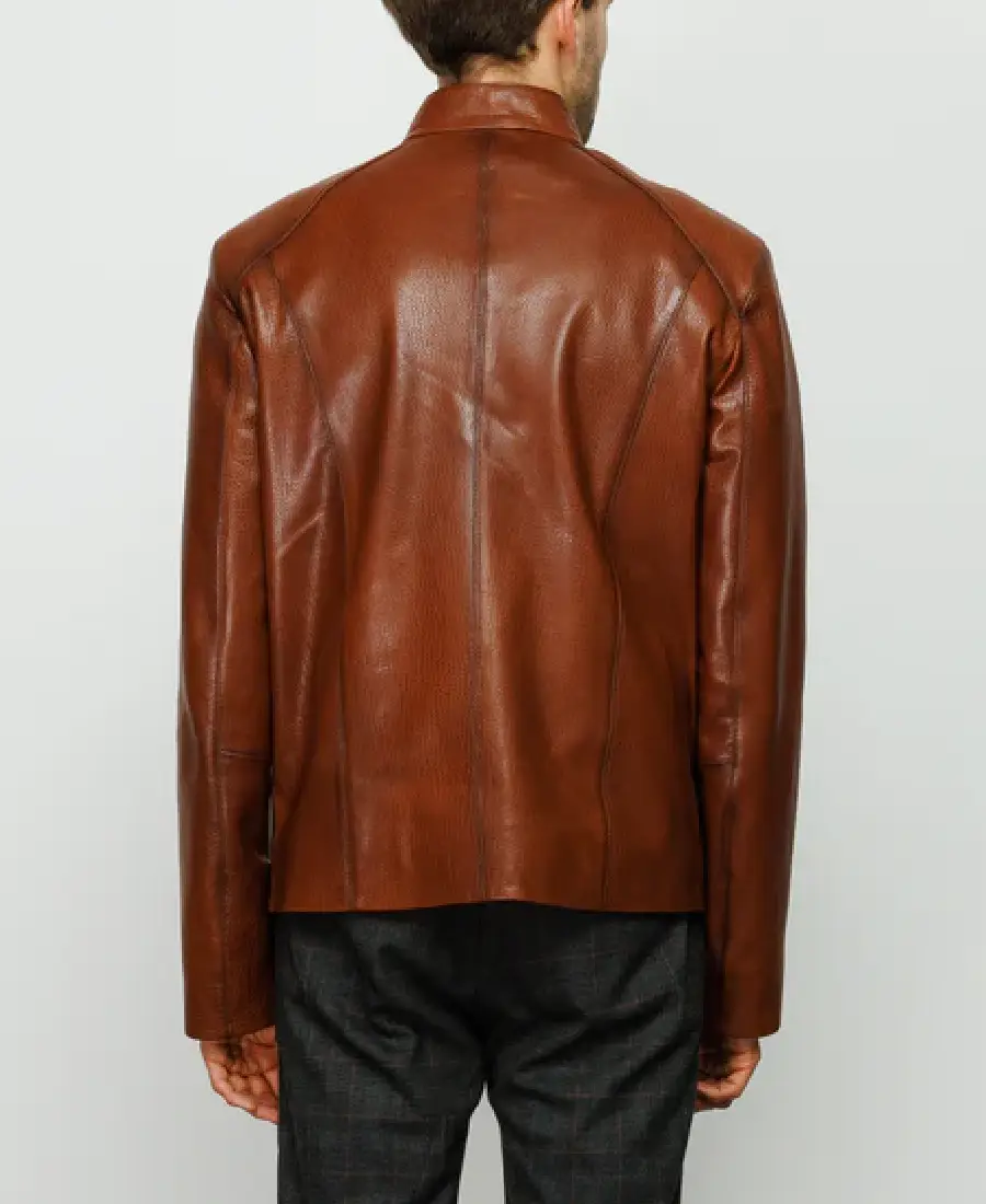 Men'S The Blanchard Brown Leather Jacket 2 Shop The Men'S The Blanchard Brown Leather Jacket