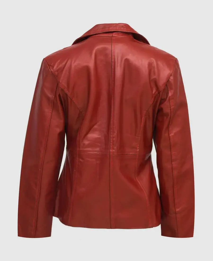 Shop The Women's Zipper Leather Jacket