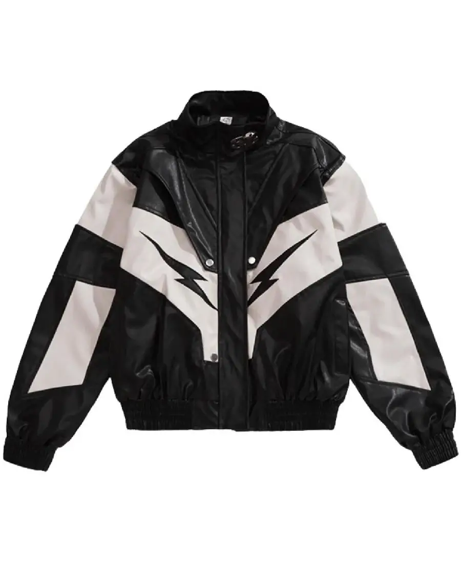 Zeus Black Leather Jacket