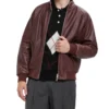 G9 Andorra Maroon Leather Jacket - Trendy Leather Jackets