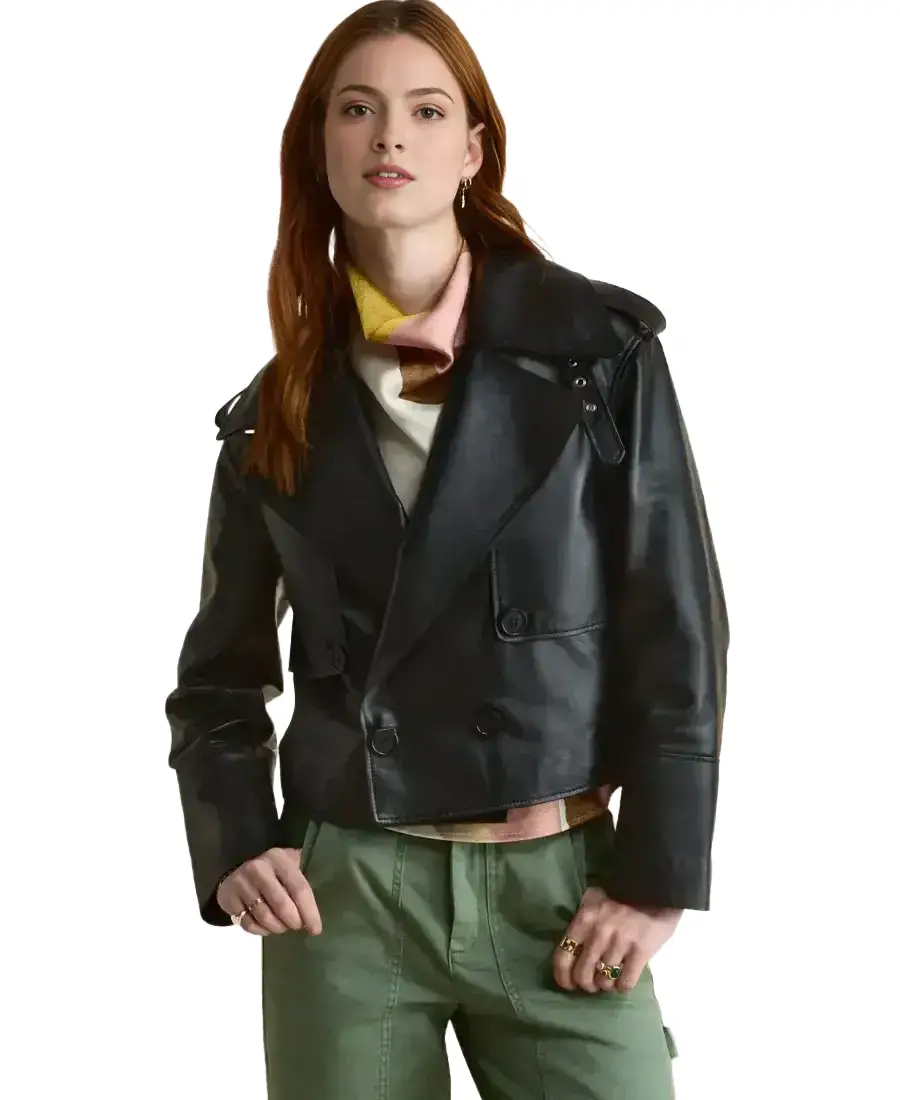 Lola Black Leather Jacket - Trendy Leather Jackets