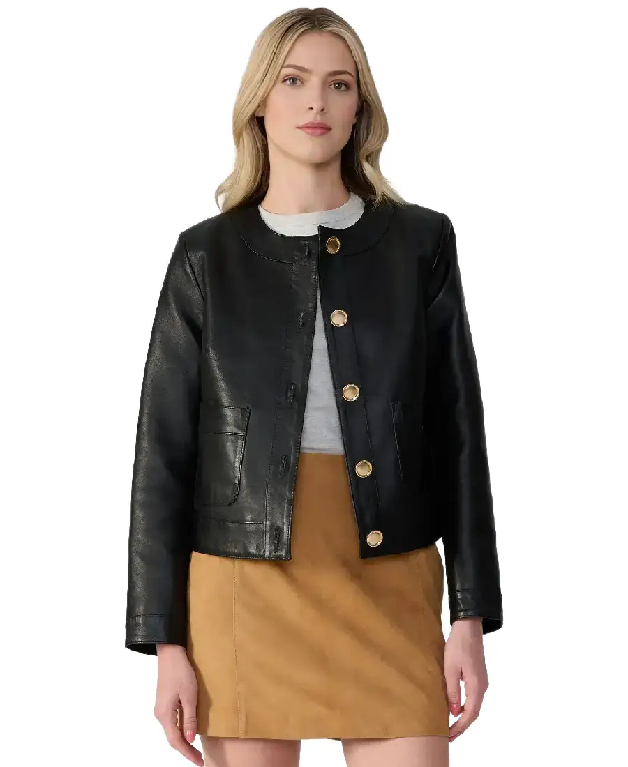 Margot Black Leather Jacket - Trendy Leather Jackets