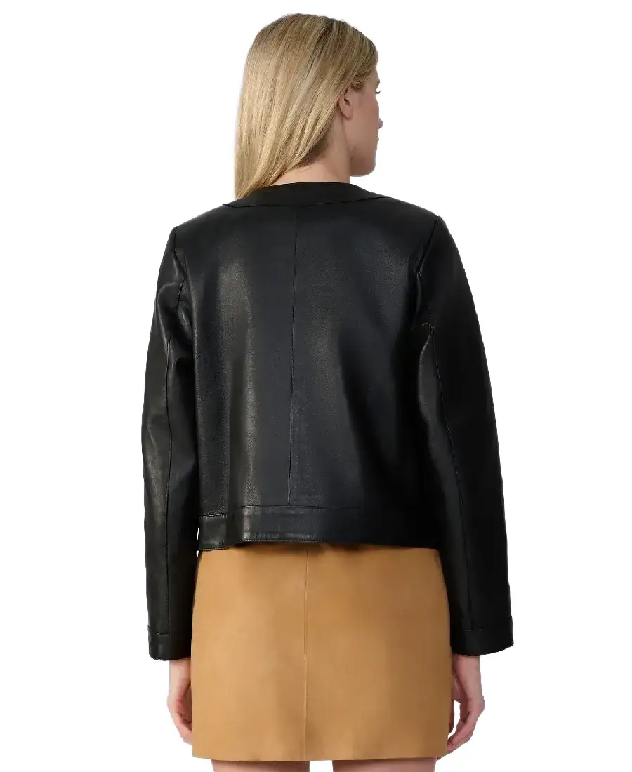 Shop The Margot Black Leather Jacket - Trendy Leather Jackets