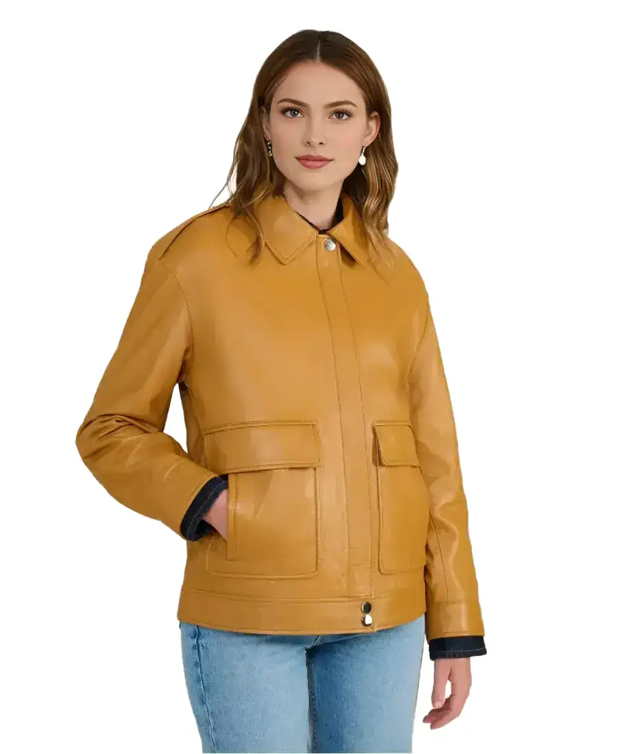 Women'S Alma Leather Jacket 1 Women'S Alma Leather Jacket - Trendy Leather Jackets