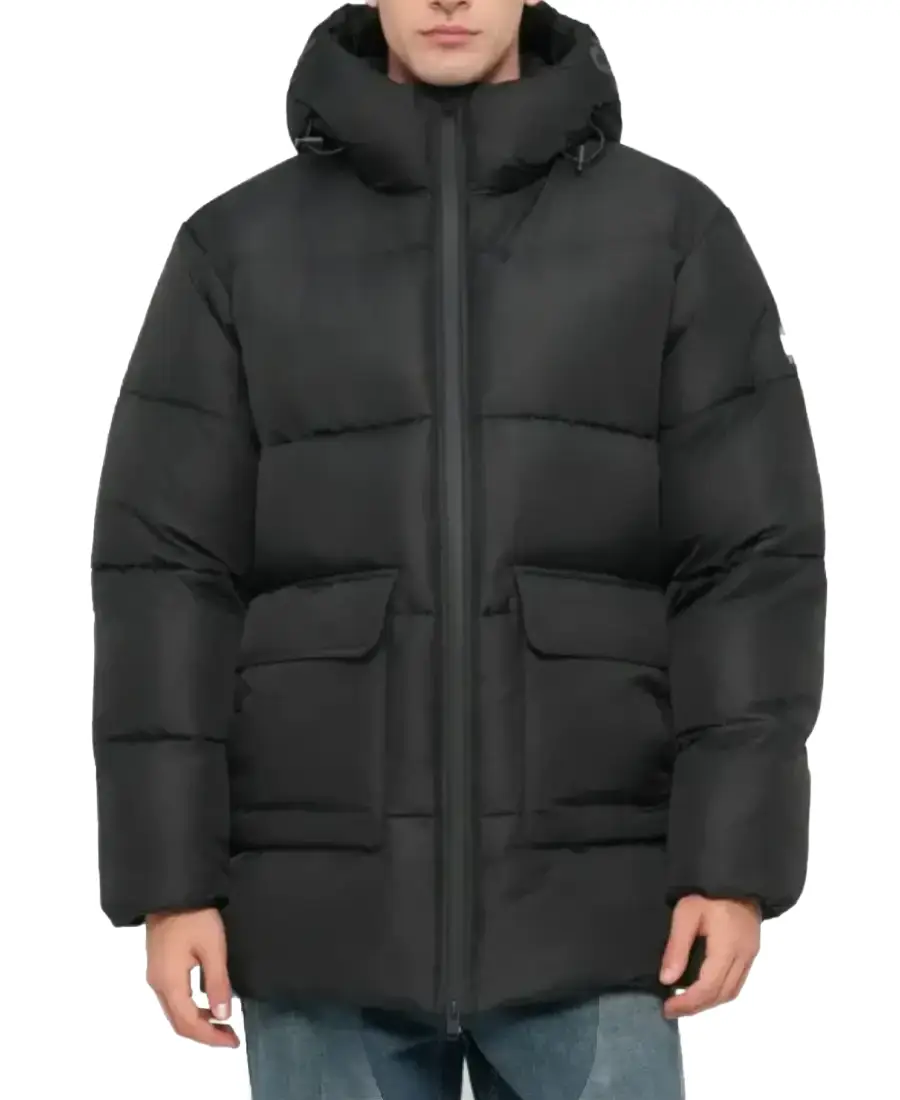 like A Voluminous Winter Jacket Front - Trendy Leather Jackets