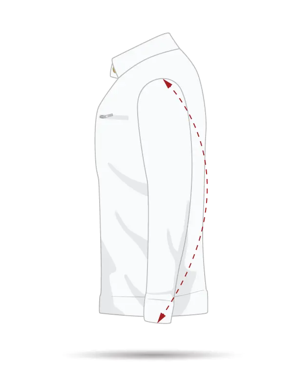 men sleeve size guide | trendyjacketsllc