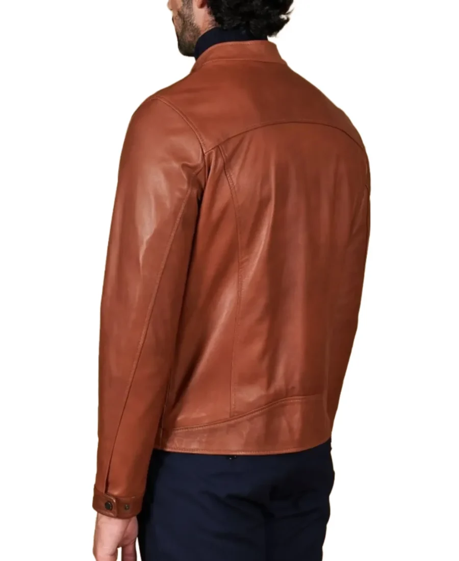 Men'S Effect Korean Brown Leather Jacket 6 Shop The Men'S Effect Korean Brown Leather Jacket - Trendy Leather Jackets
