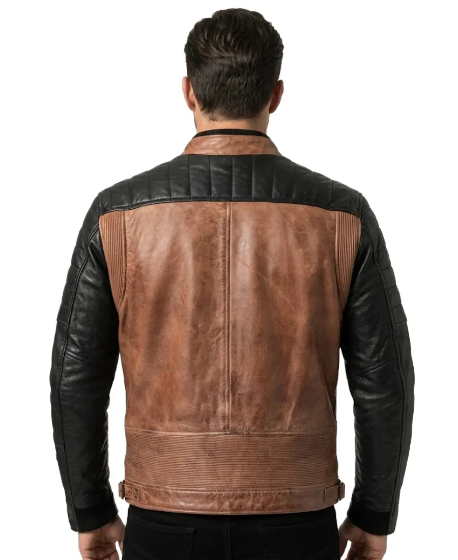 Men'S Helston Motorcycle Leather Jacket 4 Shop The Men'S Helston Motorcycle Leather Jacket - Trendy Leather Jackets