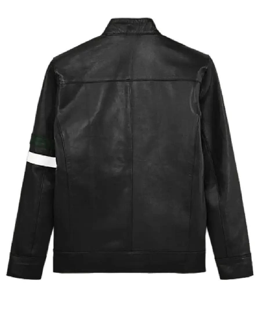 Shop The Men's Stripe Black Leather Jacket - Trendy Leather Jackets