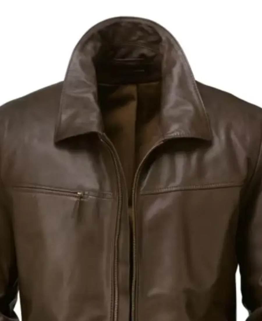 Men'S Cowhide Dark Brown Jacket 3 Men'S Cowhide Dark Brown Jacket - Image 3