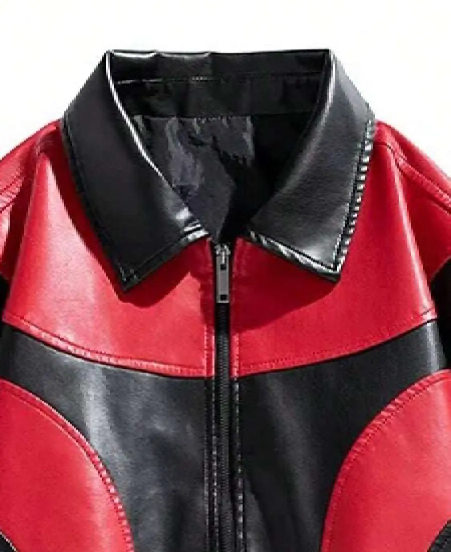 Men'S Windproof Warm Motorcycle Leather Jacket 3 Men'S Windproof Warm Motorcycle Leather Jacket - Image 3