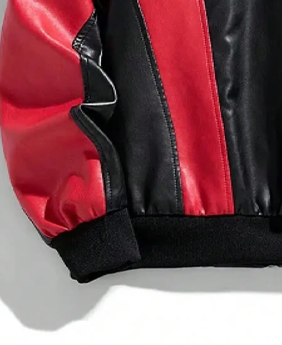 Men'S Windproof Warm Motorcycle Leather Jacket 4 Men'S Windproof Warm Motorcycle Leather Jacket - Image 4