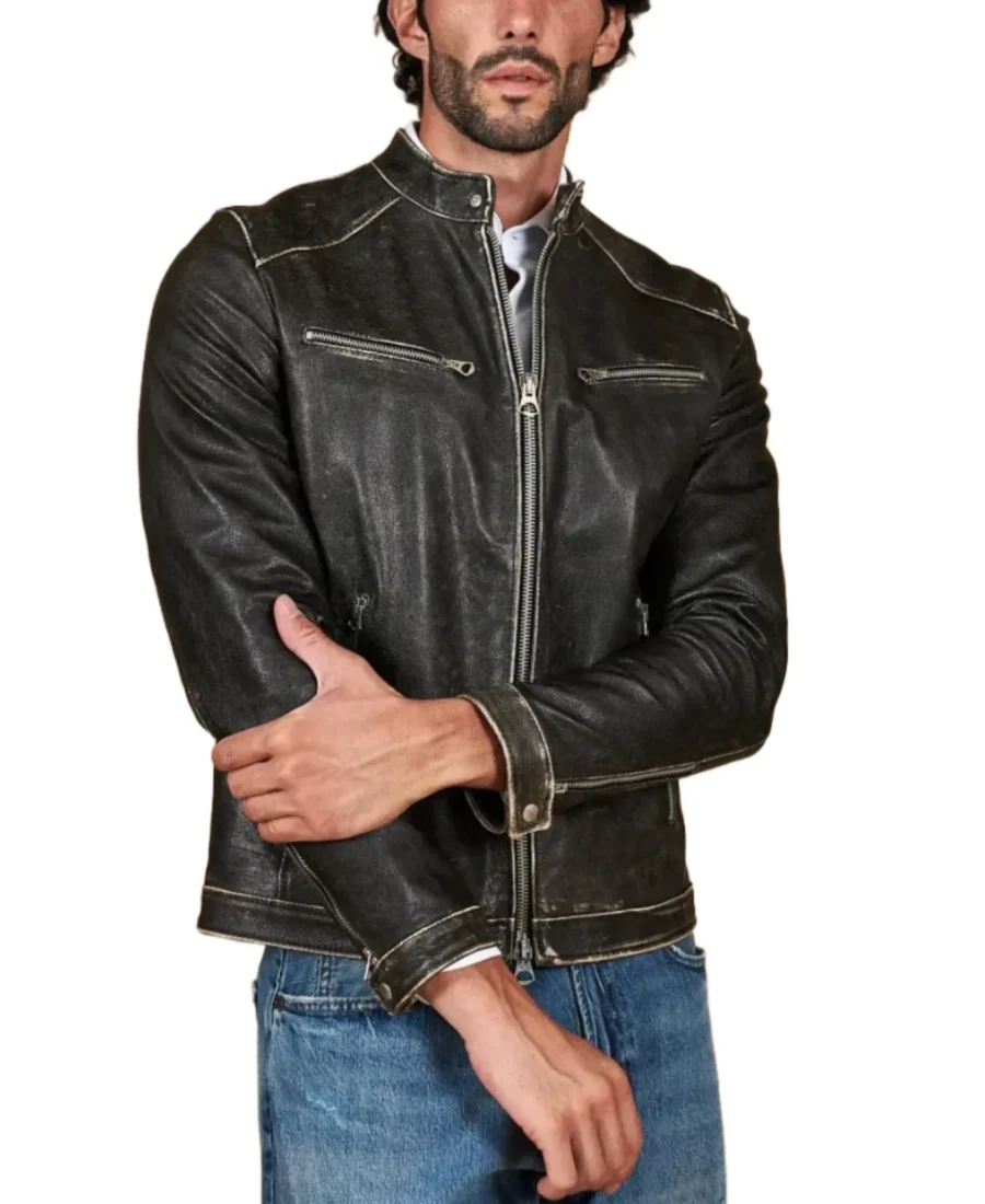 Vintage Black Hamilton Lambskin Leather Jacket 7 Vintage Black Hamilton Lambskin Leather Jacket Front 1 Scaled 1