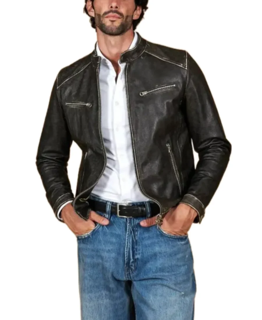 Vintage Black Hamilton Lambskin Leather Jacket 6 Vintage Black Hamilton Lambskin Leather Jacket Front Scaled 1